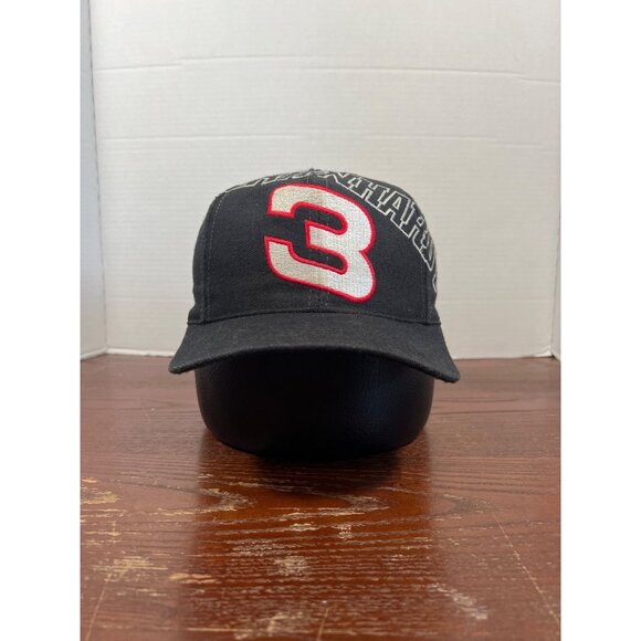 Dale Earnhardt Vintage RCR Sports Cap Black Snapback Hat X3 - Picture 1 of 6